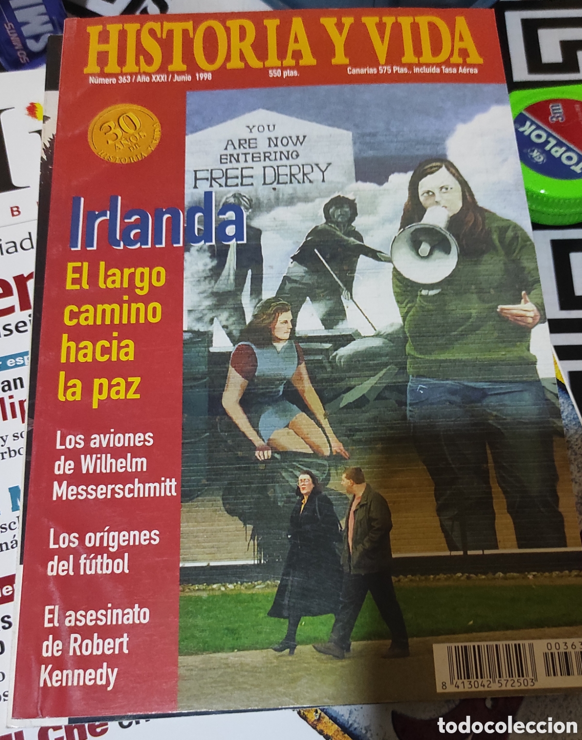 Coleccionismo de revista Historia y Vida: Historia y Vida. N&deg; 363. A&ntilde;o XXXII. Junio 1998.