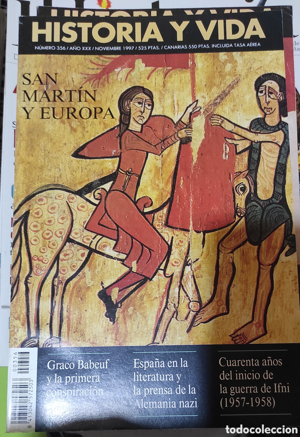 Coleccionismo de revista Historia y Vida: Historia y Vida. N&deg; 356. A&ntilde;o XXX. Noviembre 1997.