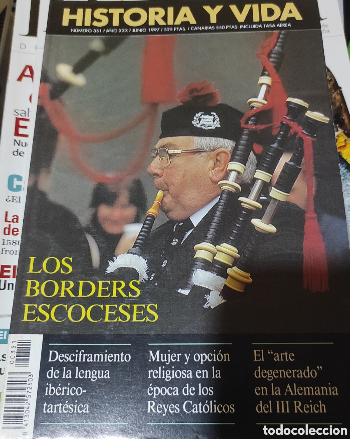 Coleccionismo de revista Historia y Vida: Historia y Vida. N&deg; 351. A&ntilde;o XXX. Junio 1997.