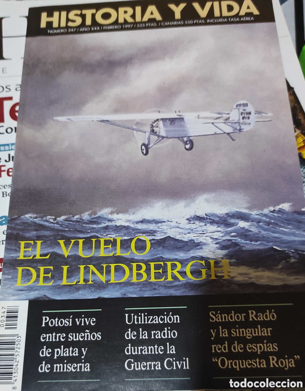 Coleccionismo de revista Historia y Vida: Historia y Vida. N&deg; 347. A&ntilde;o XXX. Febrero 1997.