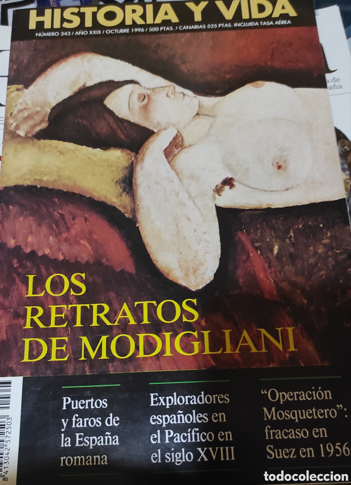 Coleccionismo de revista Historia y Vida: Historia y Vida. N&deg;343. A&ntilde;o XXIX. Octubre 1996