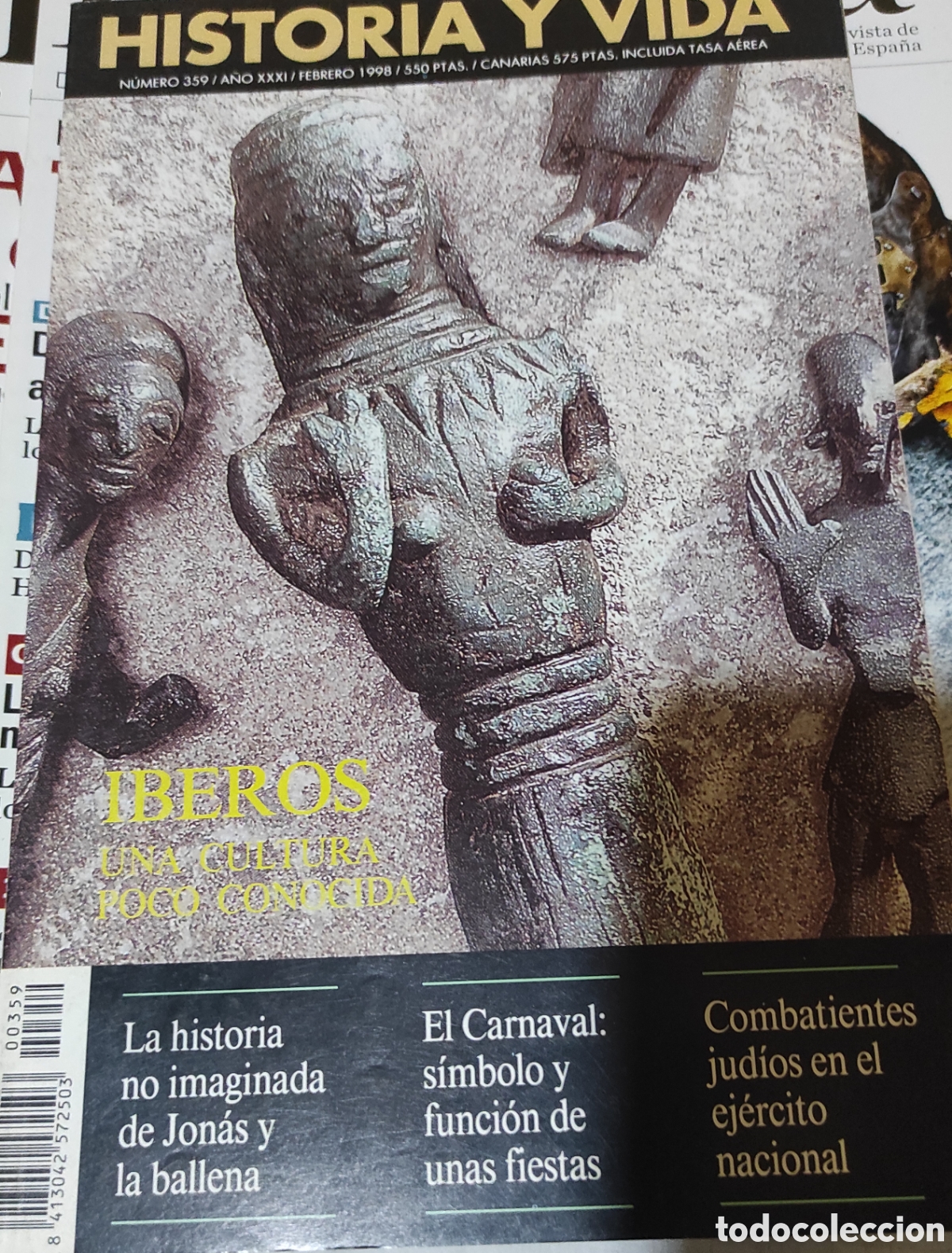 Coleccionismo de revista Historia y Vida: Historia y Vida. N&deg; 359. A&ntilde;o XXXII.Febrero 1998.