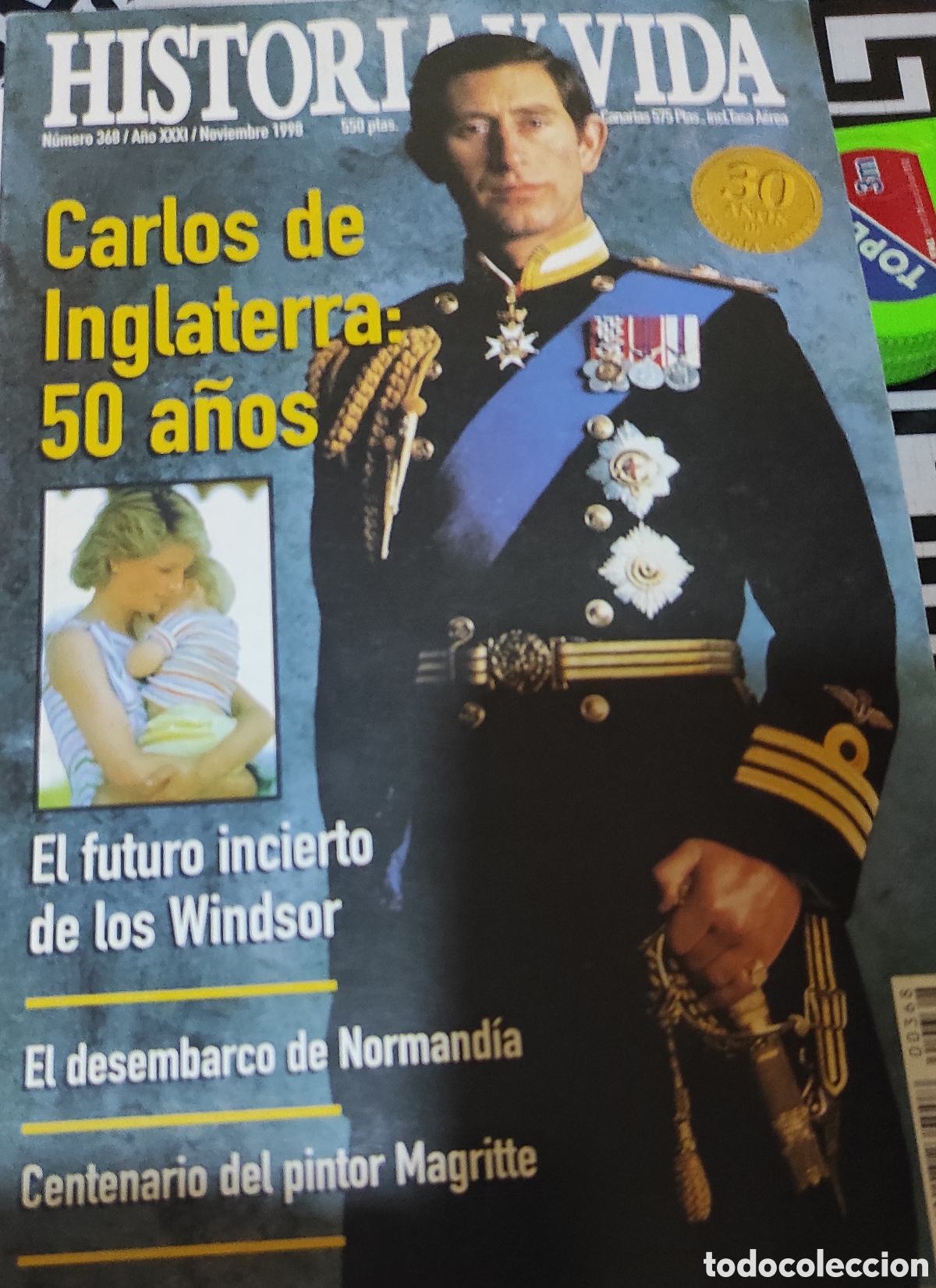 Coleccionismo de revista Historia y Vida: Historia y Vida. N&deg; 368 A&ntilde;o XXXI. Noviembre 1998