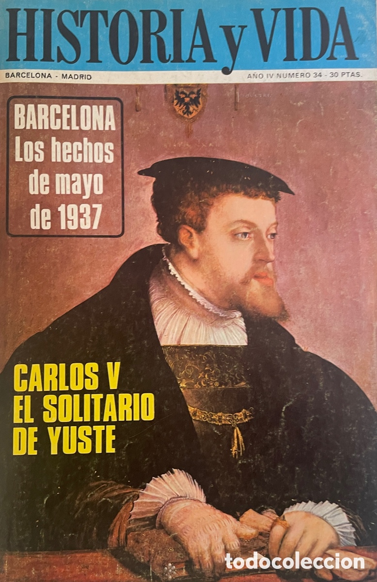Coleccionismo de revista Historia y Vida: HISTORIA Y VIDA. N&uacute;m. 34. Enero 1971.