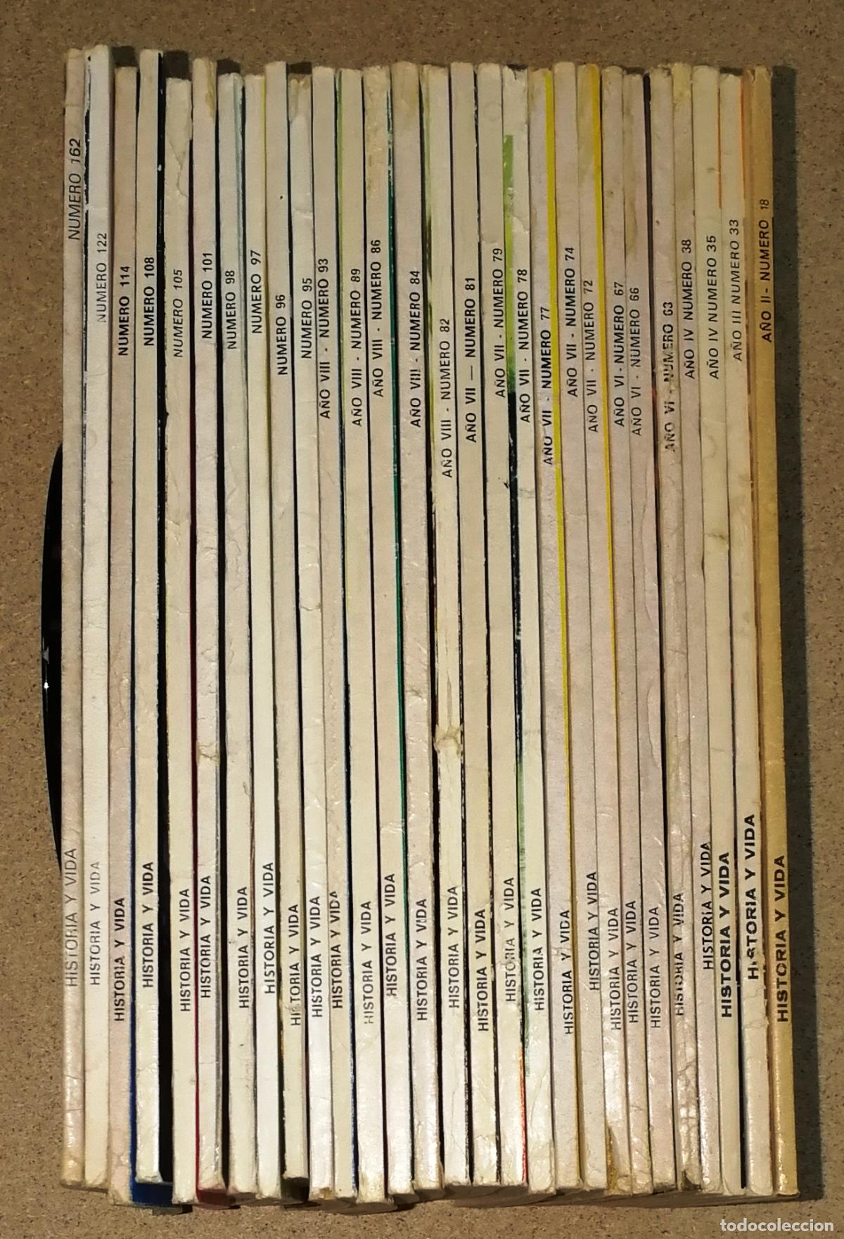 Coleccionismo de revista Historia y Vida: LOTE 28 REVISTAS. HISTORIA Y VIDA / Director, N&eacute;stor Luj&aacute;n. - Gaceta Ilustrada, 1969-1981