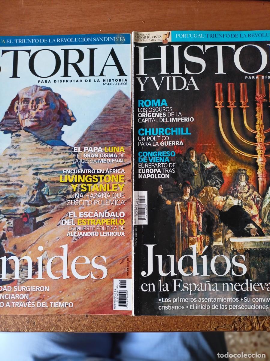 Coleccionismo de revista Historia y Vida: Lote 2 revistas Historia y Vida nos. 433 y 438