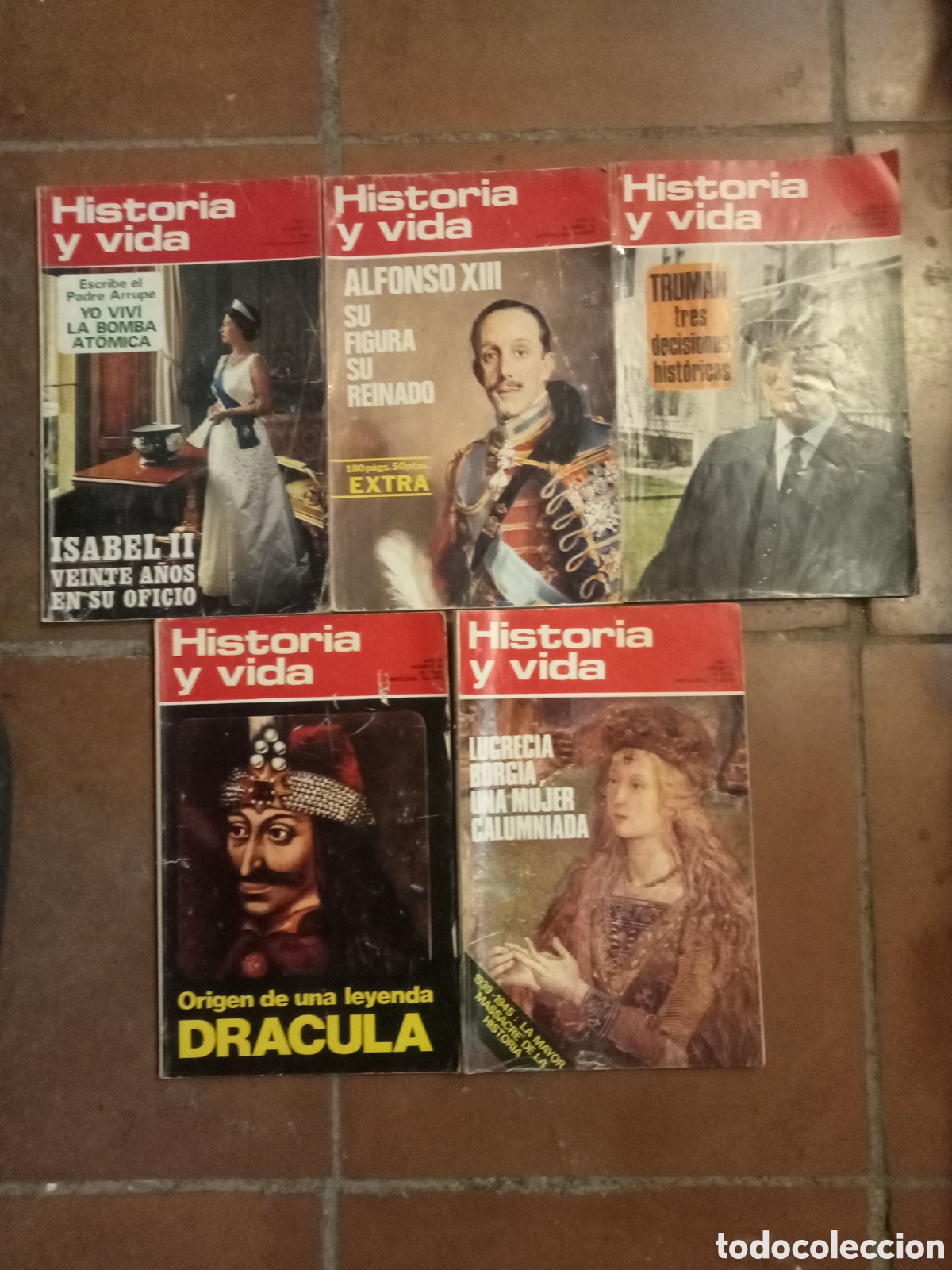 Coleccionismo de revista Historia y Vida: Revista historia y vida n&ordm; 53-56-59-60-67