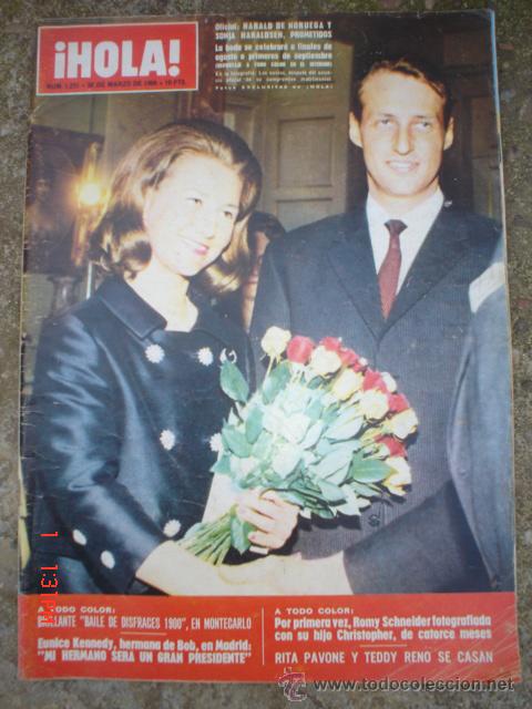 Collectionnisme de Magazine &iexcl;Hola!: revista hola 1968-harald de noruega y sonia haraldsen