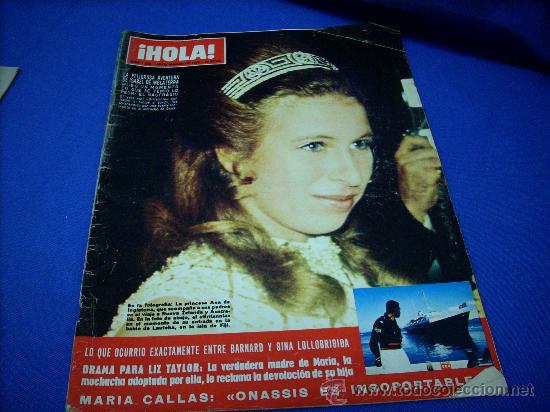 Collectionnisme de Magazine &iexcl;Hola!: &iexcl;HOLA! N&ordm; 1335 - AVENTURA DE ISABEL DE INGLATERRA - A&Ntilde;O 1971