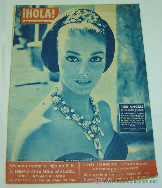 Coleccionismo de Revista Hola: REVISTA HOLA N&ordm; 866 -1 AL 7 DE ABRIL DE 1961-PIER ANGELI