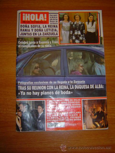 Collectionnisme de Magazine &iexcl;Hola!: HOLA N&ordm; 3352-29 OCTUBRE 2008 DO&Ntilde;A SOFIA LAREINA RANIA Y DO&Ntilde;A LETIZIA .