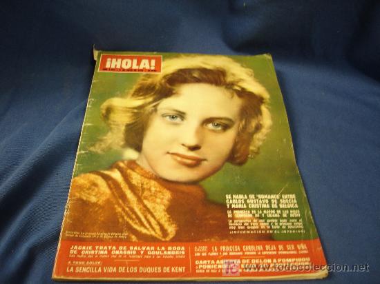 Collectionnisme de Magazine &iexcl;Hola!: &iexcl;HOLA! N&ordm; 1341- CARLOS GUSTAVO Y MAR&Iacute;A CRISTINA - A&Ntilde;O 1970