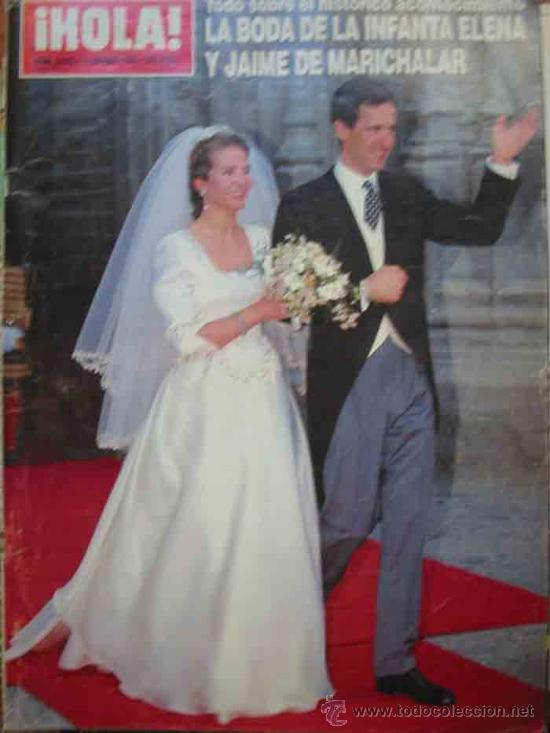 Collectionnisme de Magazine &iexcl;Hola!: HOLA. N&ordm;2642. La Boda de la Infanta Elena y Jaime de Marichalar. marzo 1995