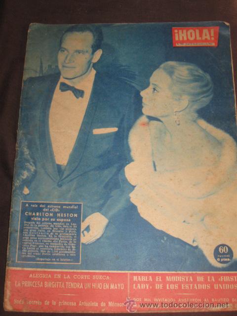 Coleccionismo de Revista Hola: QUEX ANTIGUA REVISTA A&Ntilde;OS &acute;60 HOLA