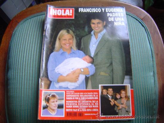 Collectionnisme de Magazine &iexcl;Hola!: Revista Hola  portada Francisco y Eugenia padres de una ni&ntilde;a.