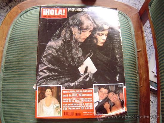 Collectionnisme de Magazine &iexcl;Hola!: Revista Hola.Profundo dolor en los funerales del Principe Raniero.