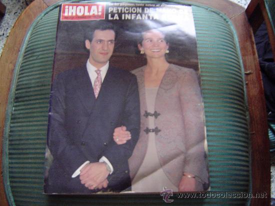 Collectionnisme de Magazine &iexcl;Hola!: Revista Hola.Petici&oacute;n de la mano de la Infanta Elena.