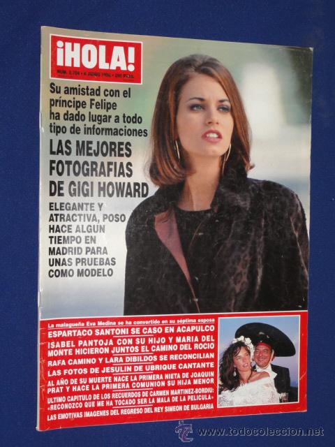 Collectionnisme de Magazine &iexcl;Hola!: REVISTA HOLA N&ordm; 2704 - 6 JUNIO 1996 - LAS MEJORES FOTOGRAFIAS DE GIGI HOWARD