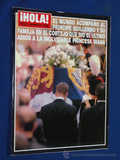 Collectionnisme de Magazine &iexcl;Hola!: REVISTA HOLA N&ordm; 2771 - 18 SEPTIEMBRE 1997 - PRINCESA DIANA FUNERAL