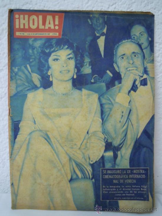 Collectionnisme de Magazine &iexcl;Hola!: ANTIGUA REVISTA &ldquo; HOLA &ldquo;