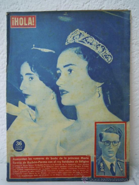 Collectionnisme de Magazine &iexcl;Hola!: REVISTA ANTIGUA &ldquo; HOLA &ldquo;