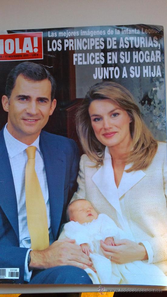 Collectionnisme de Magazine &iexcl;Hola!: REVISTA.HOLA.A&Ntilde;O 2005.N&ordm;3198/LOS PRINCIPES DE ASTURIAS, FELICES EN SU HOGAR JUNTO A SU HIJA.