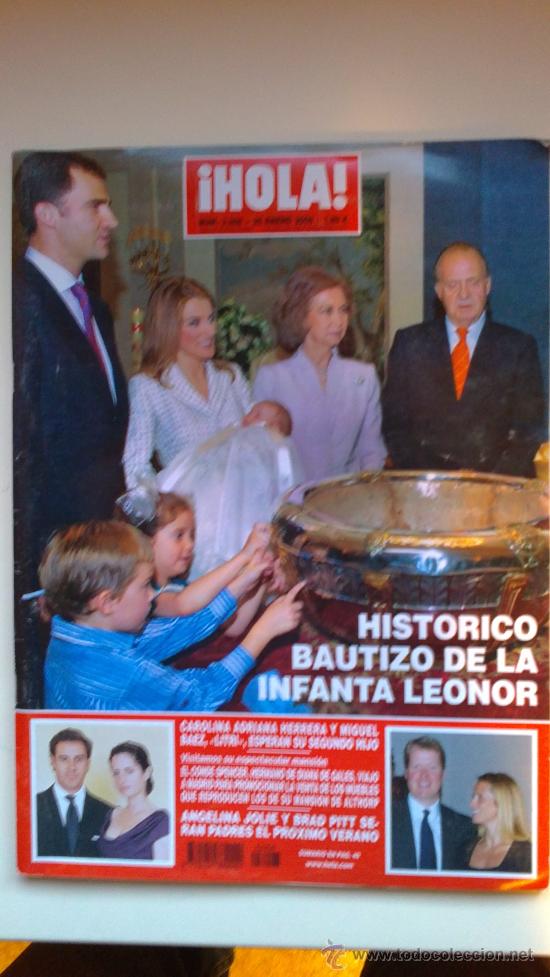 Collectionnisme de Magazine &iexcl;Hola!: REVISTA.HOLA.A&Ntilde;O 2006.N&ordm;3208/HISTORICO BAUTIZO DE LA INFANTA LEONOR.
