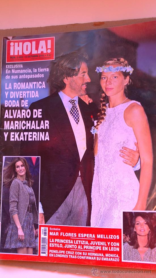 Collectionnisme de Magazine &iexcl;Hola!: REVISTA HOLA.N&ordm;3453..A&Ntilde;O-2010-.BODA DE MARICHALAR Y EKATERINA..
