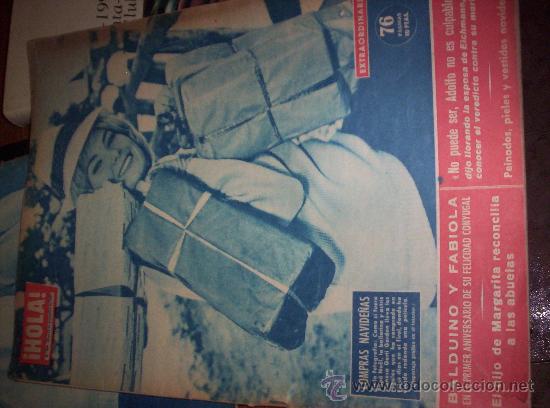 Collectionnisme de Magazine &iexcl;Hola!: HOLA N&ordm; 904 EXTRAORDINARIO - A&Ntilde;O 1961