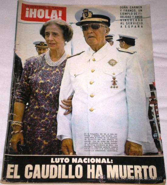 Collectionnisme de Magazine &iexcl;Hola!: REVISTA HOLA. NUM. 1631 29 DE NOVIEMBRE DE 1975