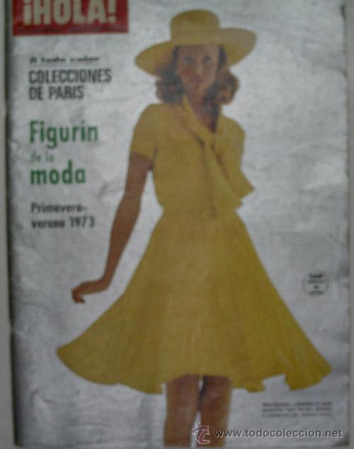 Collectionnisme de Magazine &iexcl;Hola!: HOLA. FIGURIN DE LA MODA. N&uacute;mero especial. Primavera-Verano 1973