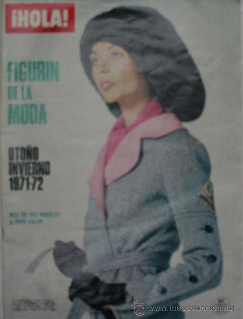 Collectionnisme de Magazine &iexcl;Hola!: HOLA. FIGURIN DE LA MODA. N&uacute;mero especial.Septiembre 1971