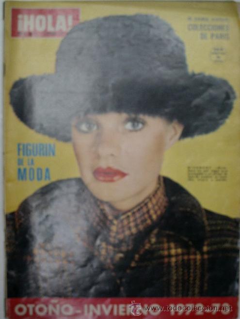 Collectionnisme de Magazine &iexcl;Hola!: REVISTA HOLA. FIGURIN DE LA MODA. OTO&Ntilde;O-INVIERNO 1972-73