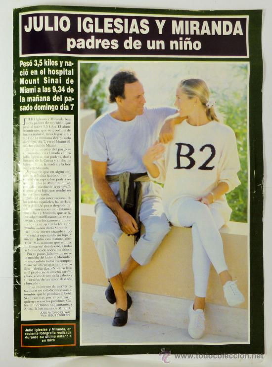 Collectionnisme de Magazine &iexcl;Hola!: Art&iacute;culo Julio Iglesias, de revista Hola n&ordm; 2771, septiembre 1997,