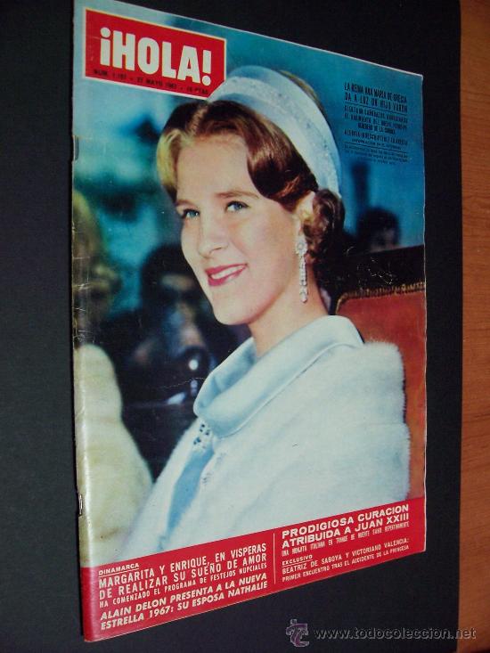 Coleccionismo de Revista Hola: ! HOLA &iexcl; - N&ordm; 1187 - 27 MAYO 1967 - 10 PTS