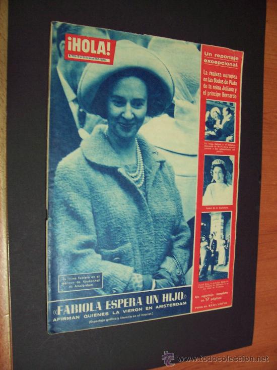 Coleccionismo de Revista Hola: ! HOLA &iexcl; N&ordm; 924 - 12 A 18 MAYO DE 1962 - 6 PTS