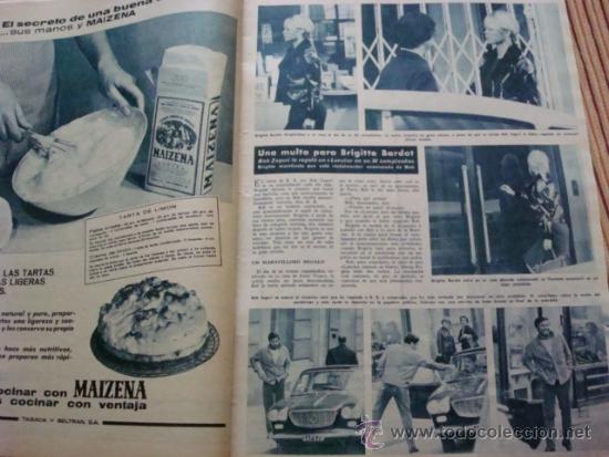 Coleccionismo de Revista Hola: BRIGITTE BARDOT. HOLA