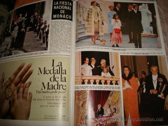 Coleccionismo de Revista Hola: CARMEN MARTINEZ-BORDIU, GRACIA DE MONACO.