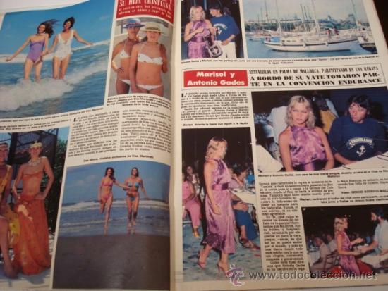 Coleccionismo de Revista Hola: PRINCESS CAROLINA- MARISOL- FARRAH FAWCETT- SARA MONTIEL