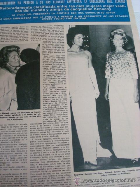 Coleccionismo de Revista Hola: THE BEATLES- JACKIE KENNEDY- GRACIA DE MONACO- GINA LOLLOBRIGIDA.