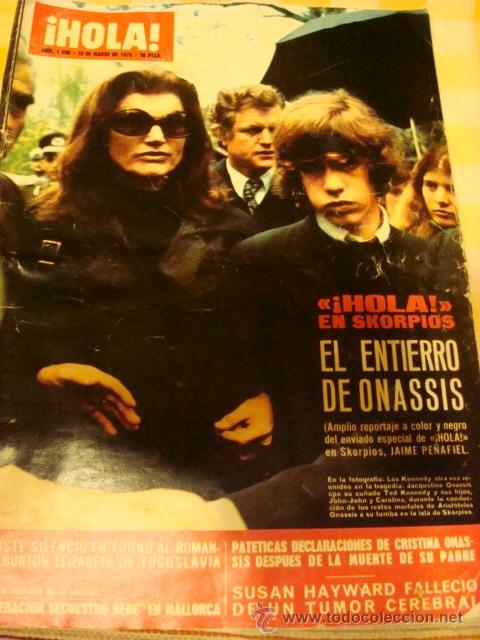 Coleccionismo de Revista Hola: JACKIE ONASSIS KENNEDY