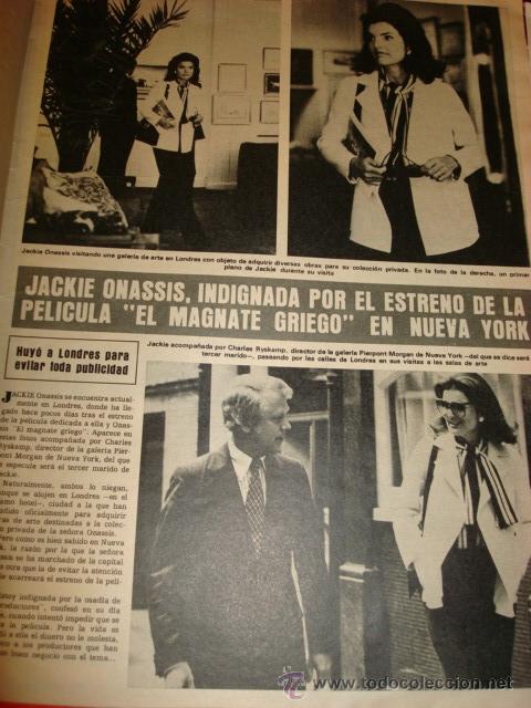 Coleccionismo de Revista Hola: JACKIE KENNEDY. PRINCESS CAROLINA. GRACIA DE MONACO. MAJA DE ESPA&Ntilde;A 1978