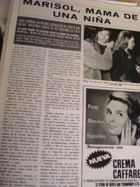 Coleccionismo de Revista Hola: MARISOL- JACKIE KENNEDY- ROMY SCHNEIDER- REVISTA HOLA