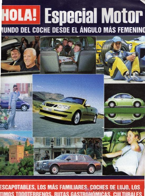 Collectionnisme de Magazine &iexcl;Hola!: HOLA ESPECIAL MOTOR-EL MUNDO DEL COCHE