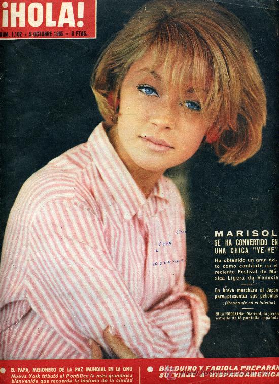 Collectionnisme de Magazine &iexcl;Hola!: MARISOL. REVISTA HOLA.