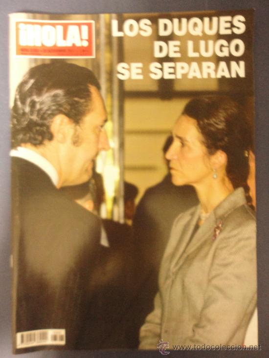 Collectionnisme de Magazine &iexcl;Hola!: REVISTA HOLA N&ordm; 3303 - 21-11-2007 - LOS DUQUES DE LUGO SE SEPARAN