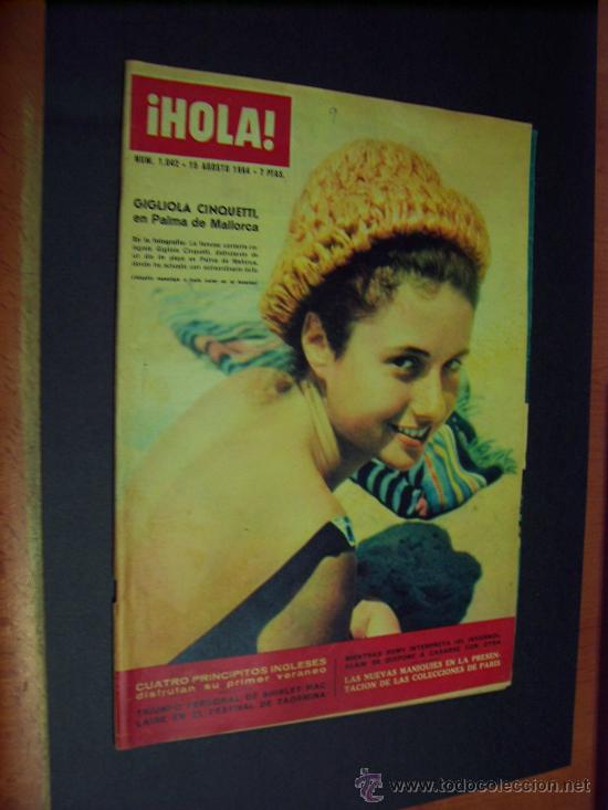 Collectionnisme de Magazine &iexcl;Hola!: &iexcl; HOLA ! N&ordm; 1042 - 15 AGOSTO 1964 - 7 PTS