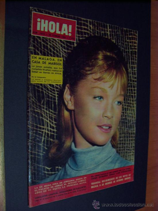 Collectionnisme de Magazine &iexcl;Hola!: &iexcl; HOLA ! N&ordm; 1018 - 29 FEBRERO 1964 - 7 PTS