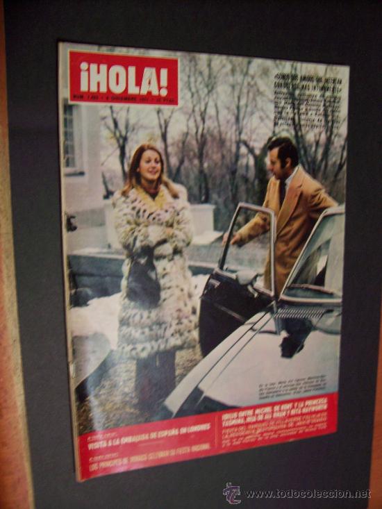 Collectionnisme de Magazine &iexcl;Hola!: &iexcl; HOLA ! N&ordm; 1423 - 4 DICIEMBRE 1971 - 12 PTS.
