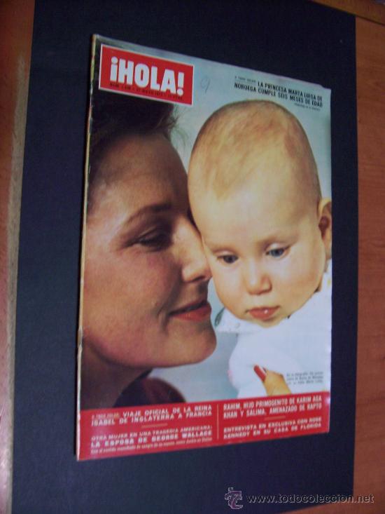 Collectionnisme de Magazine &iexcl;Hola!: &iexcl; HOLA ! N&ordm; 1448 - 27 MAYO 1972 - 15 PTS